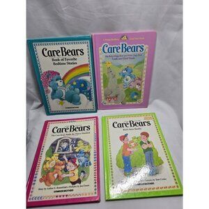 Hard Cover CareBears Books 1980s Lot Of 4- Condition Varies- Read Information